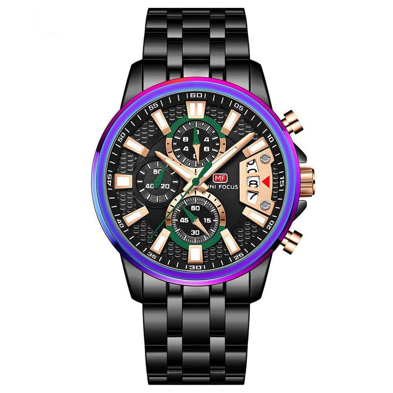 Personalized Waterproof Quartz Watch Magic Color Shell Multifunctional