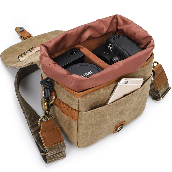 S C Cotton Canvas SLR Camera Bag Waterproof Liner Bag