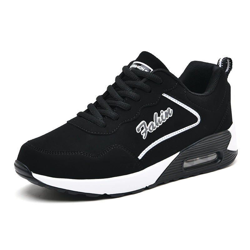 Spring Leather Plus Size Air Cushion Sports Shoes