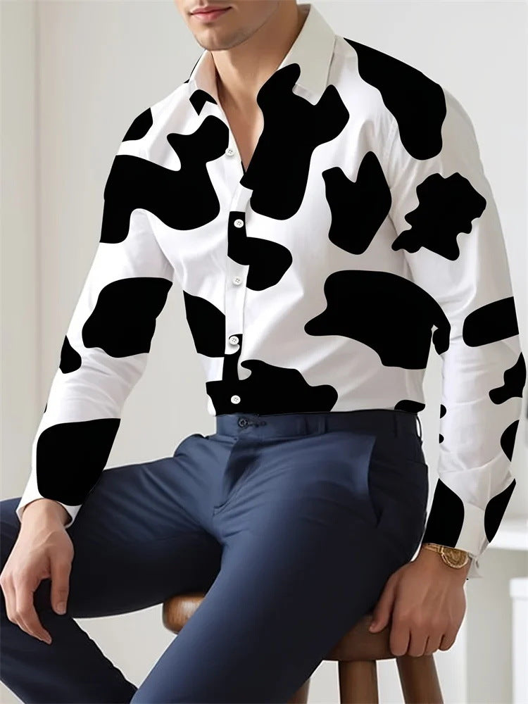Hawaiian Style Men's Long Sleeve Shirt