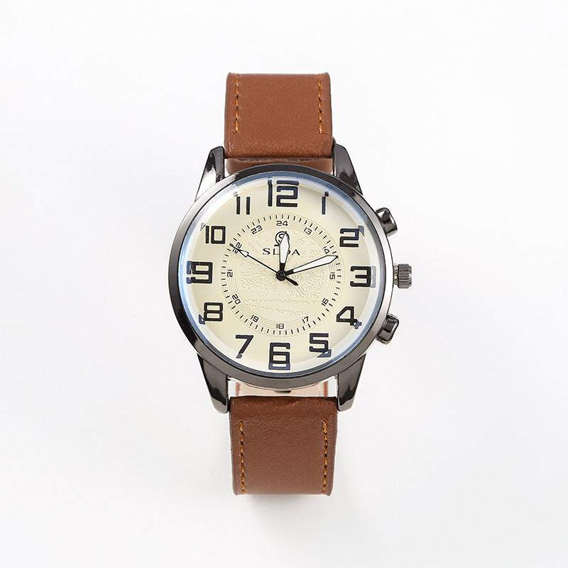 Belt Men's Digital Dial Quartz Watch