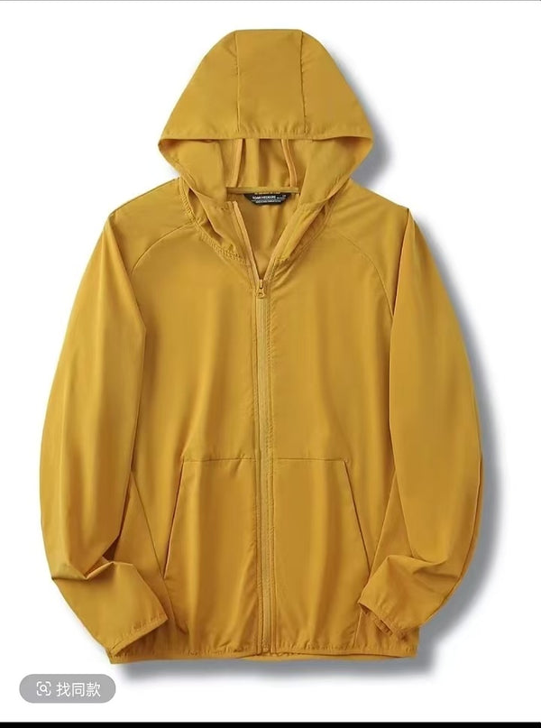Unisex Lightweight Softshell Jacket Sun Protection, Breathable, Waterproof Quick-Dry 4-Way Stretch Thin Outdoor Coat For Men & Women